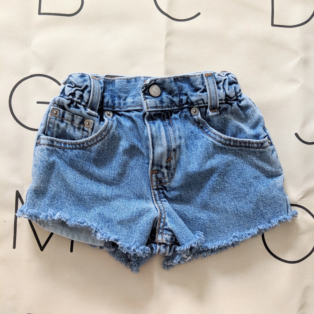 SOLD Vintage Levi orange tab cutoffs 2t